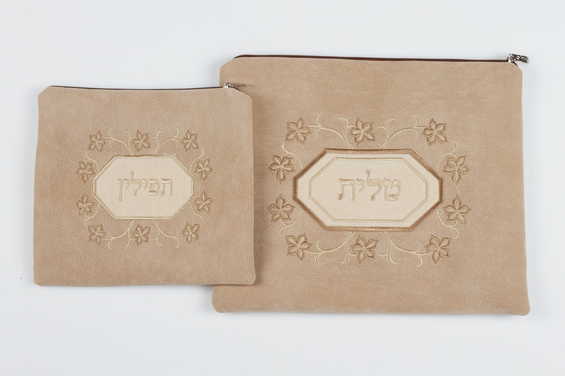 סט תיקי טלית ותפילין - יהלום
