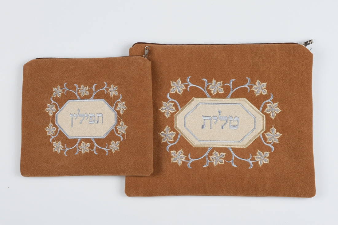סט תיקי טלית ותפילין - יהלום